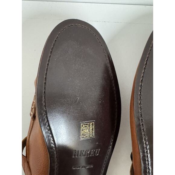 Hereu Woven Leather Fisherman Sandals – Brown – EU 45